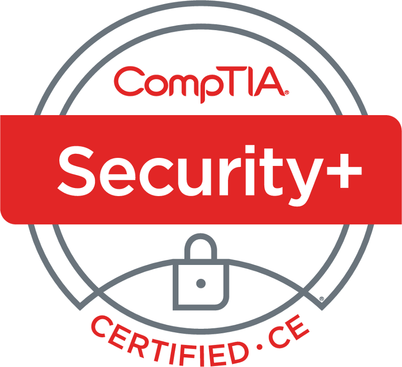 CompTIA Security+ Certified Logo